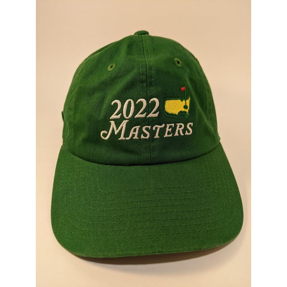 2022 Masters Green‎ Cotton Hat Cap AUGUSTA NATIONAL GOLF American Needle EUC